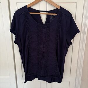 Terra & Sky Navy Short Sleeve Tee